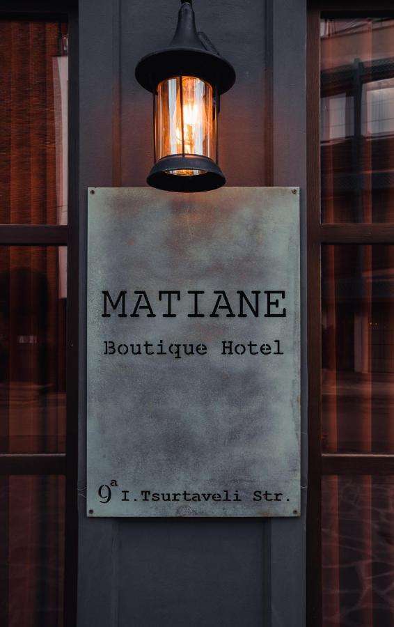 Matiane Boutique Hotel Tiflis Exterior foto